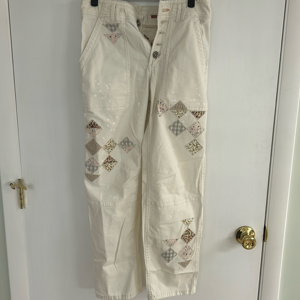Cream pants pilcro